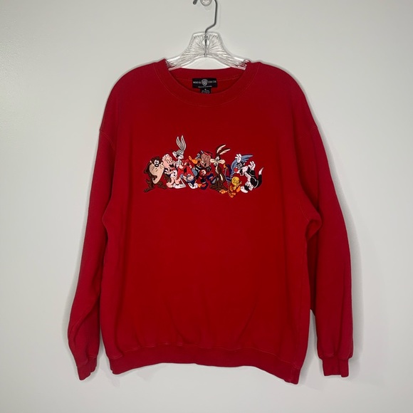 Vtg Warner Bro’s Looney Tunes Gang Sweatshirt